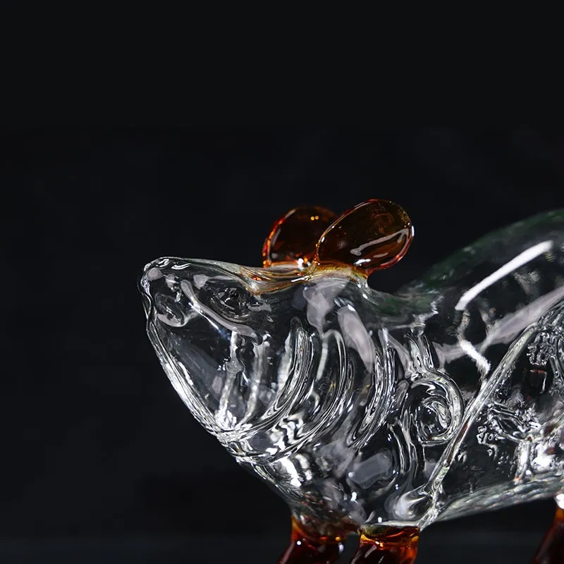 Rat-shaped Decanter