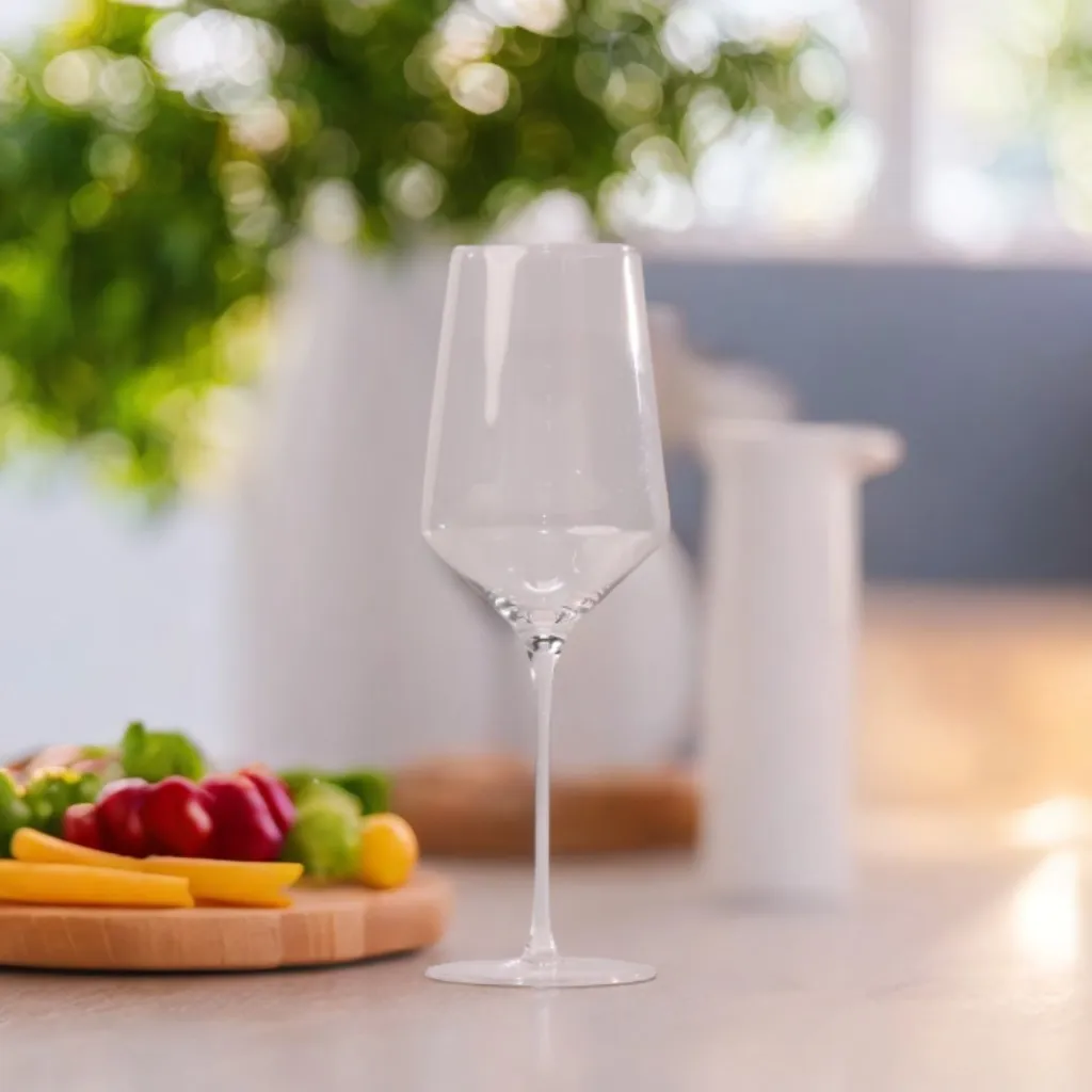 Long Stem Red Wine Glass