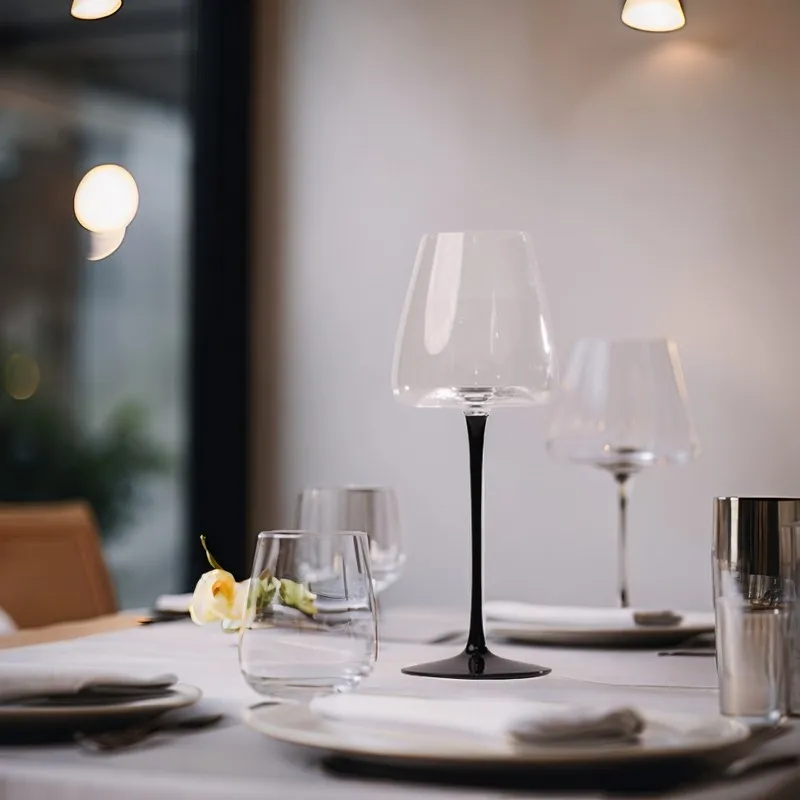 Long Stem Red Wine Glass