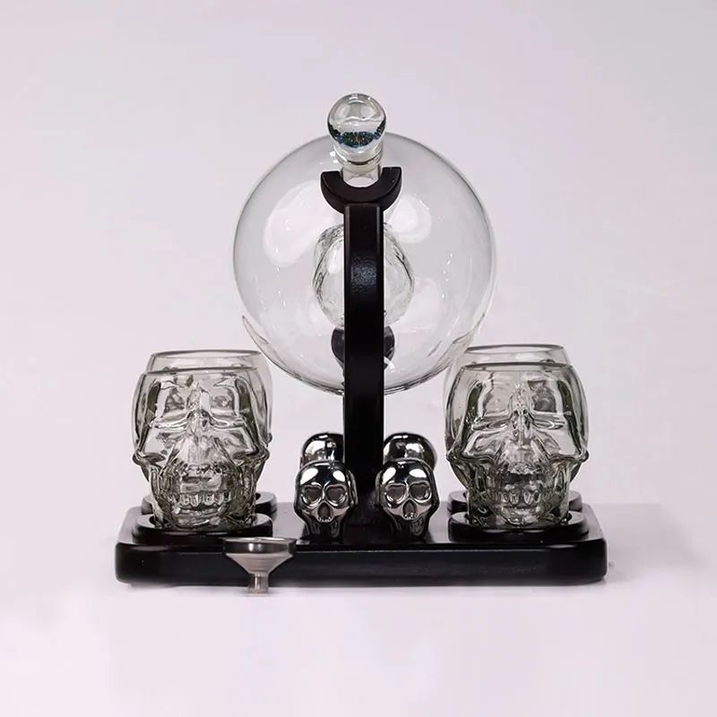 Decorative Unique Globe Glass Decanter