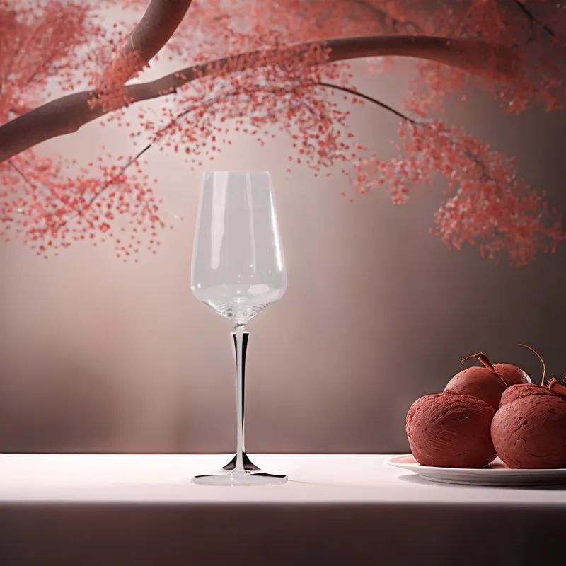 Long Stem Red Wine Glass