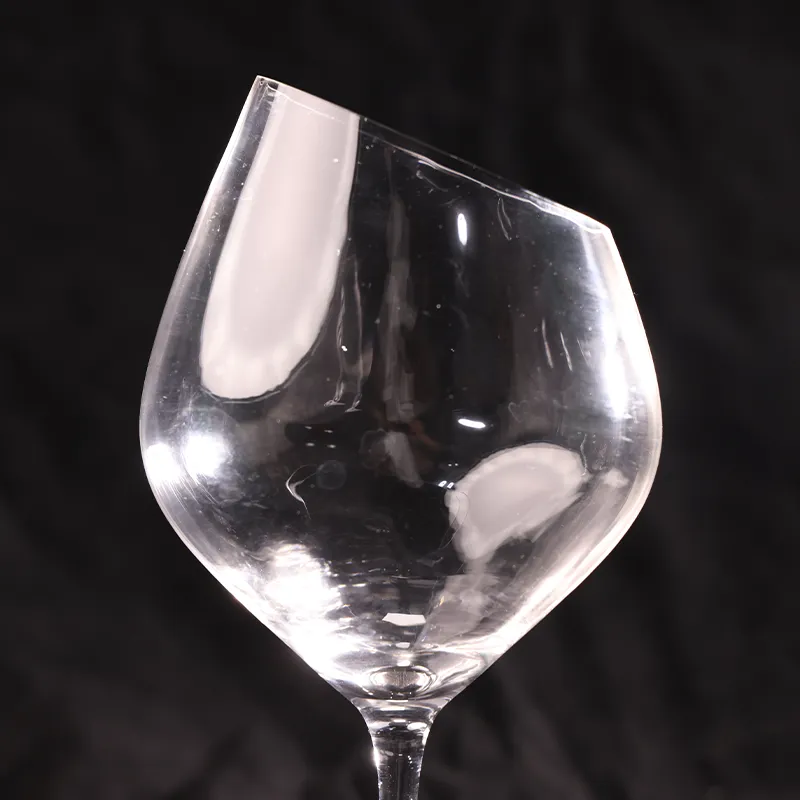 Slanted Bordeaux Glass 