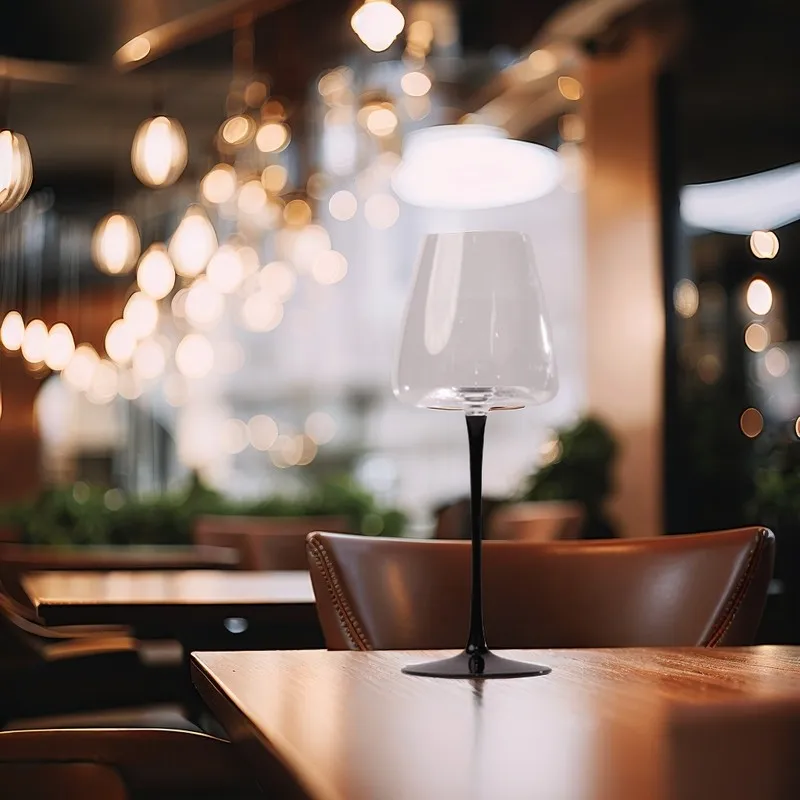 Long Stem Red Wine Glass