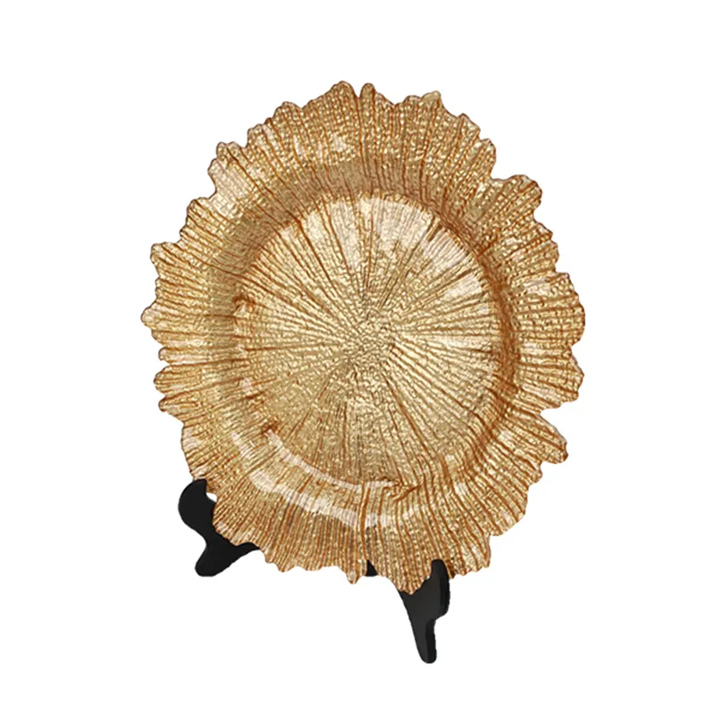Gold Petal Plate