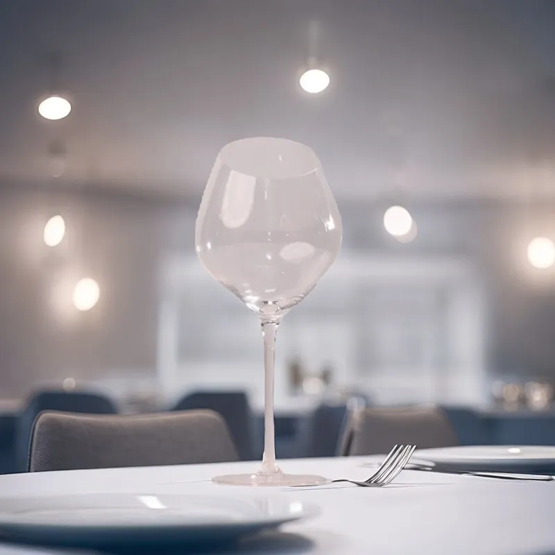 Slanted Bordeaux Glass 