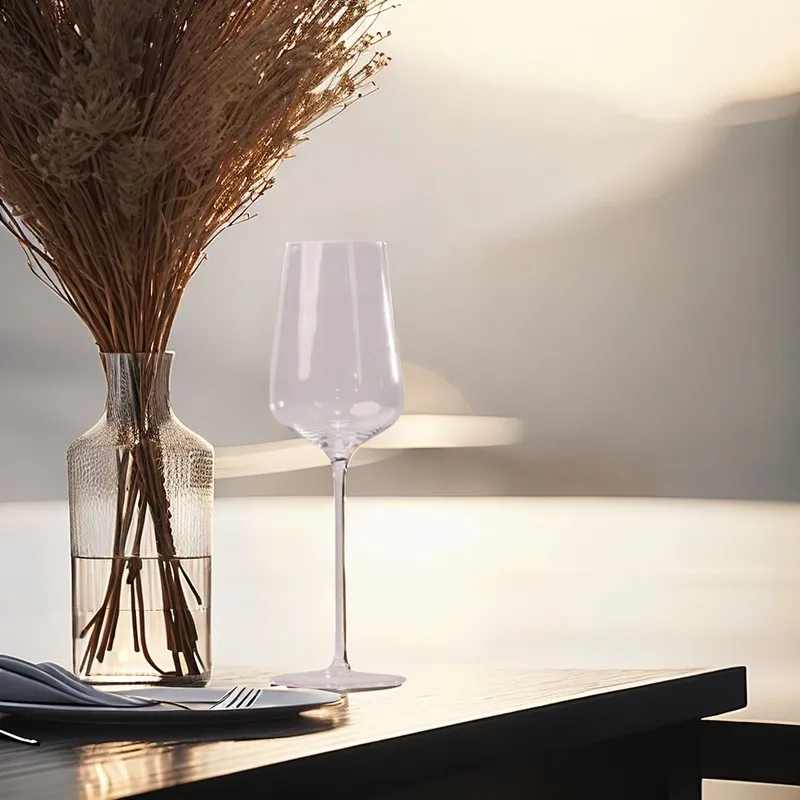 Long Stem Red Wine Glass