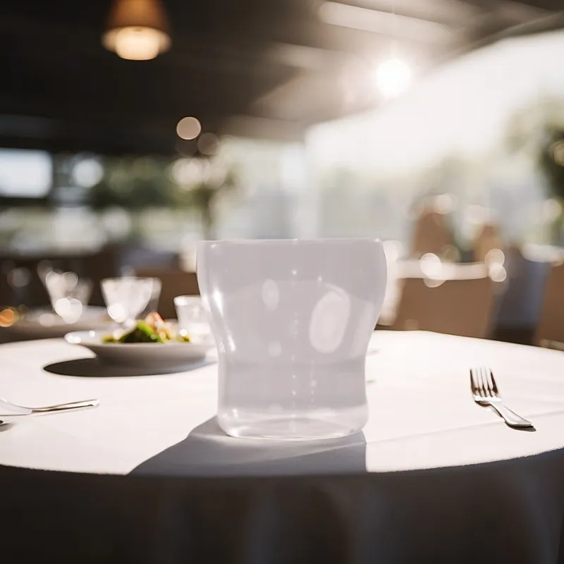 Slanted Champagne Glass