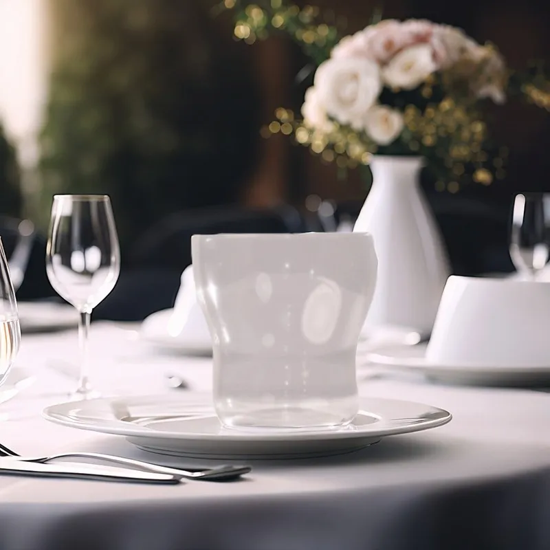 Slanted Champagne Glass