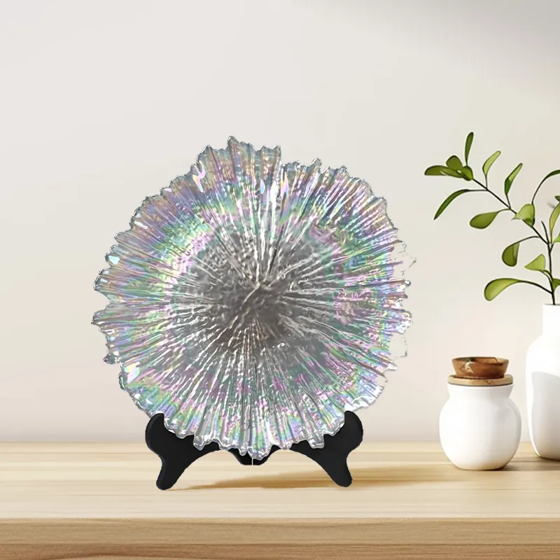 Silver Petal Plate