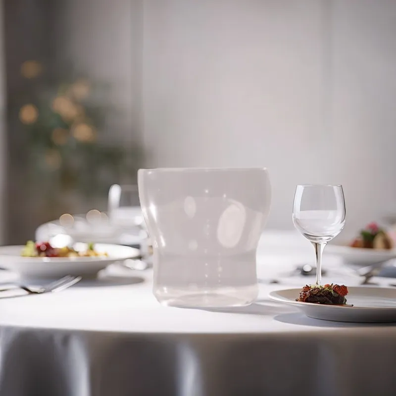 Slanted Champagne Glass