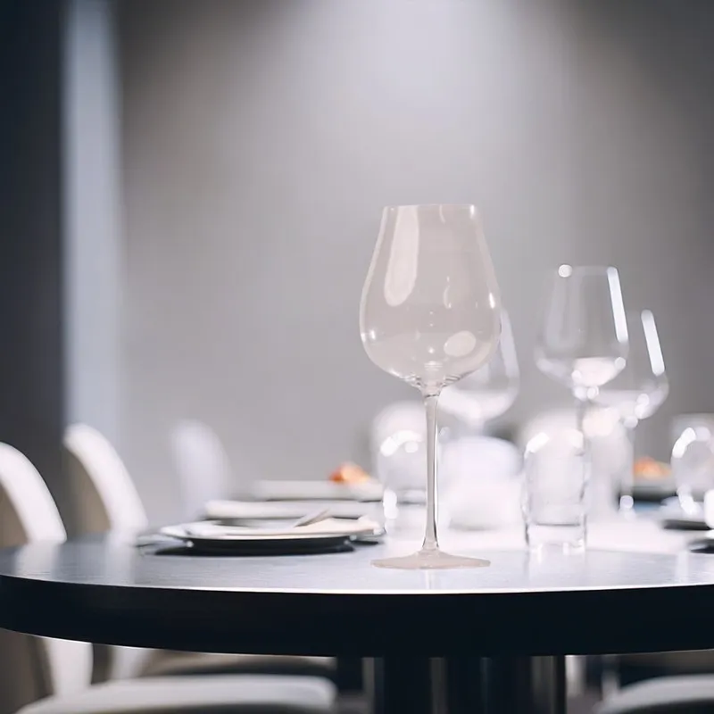 Long Stem Red Wine Glass