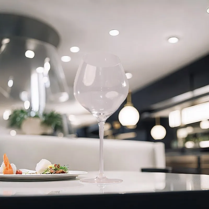 Slanted Bordeaux Glass 