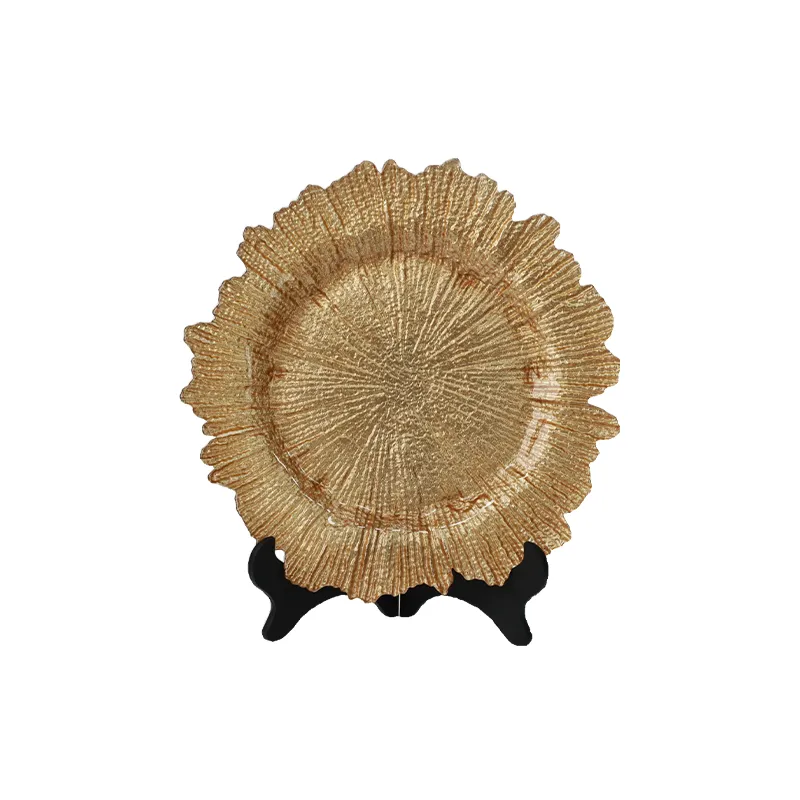 Gold Petal Plate