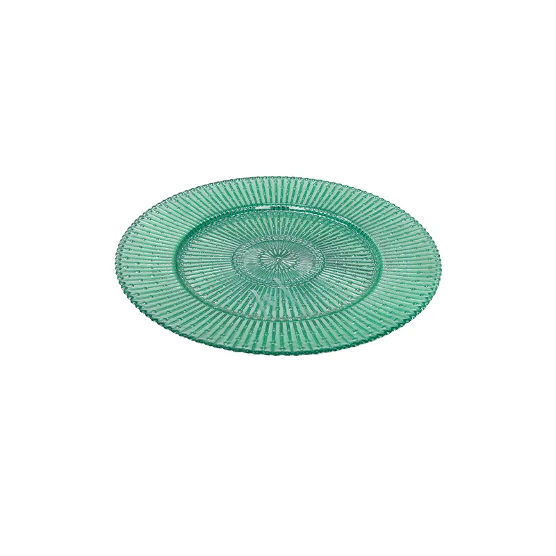 Green Round Plate