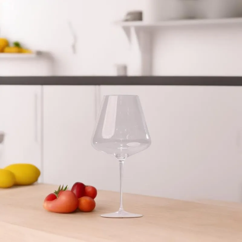 Long Stem Red Wine Glass