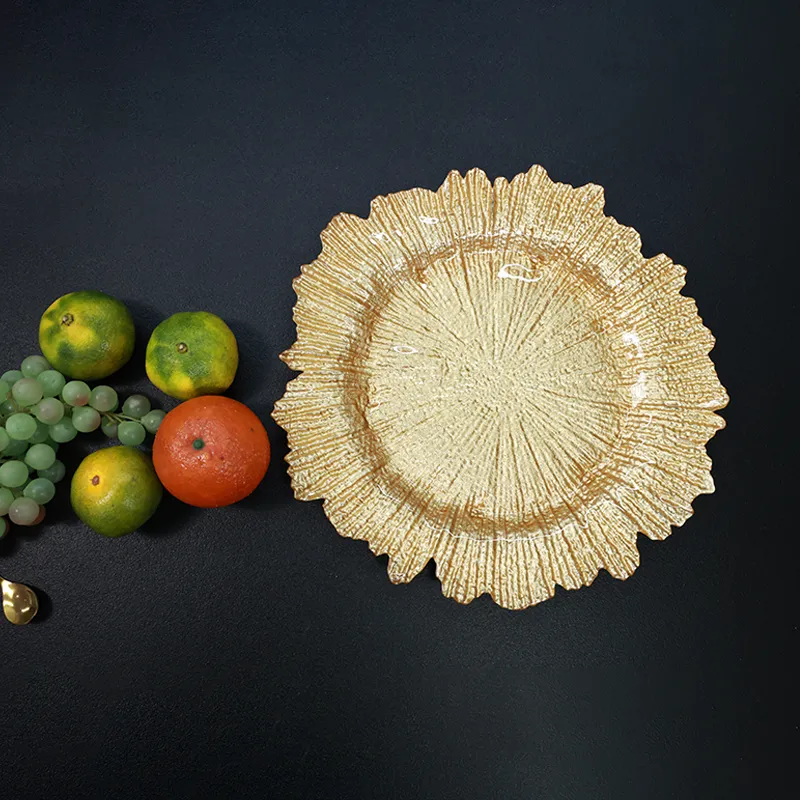 Gold Petal Plate