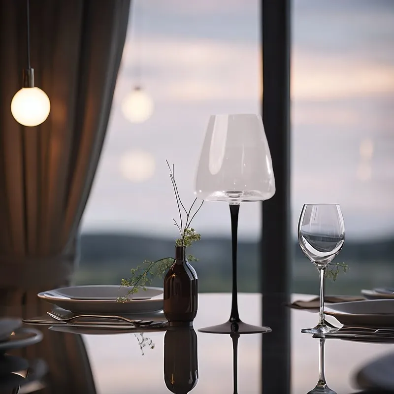 Long Stem Red Wine Glass