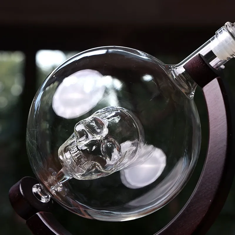 Decorative Unique Globe Glass Decanter