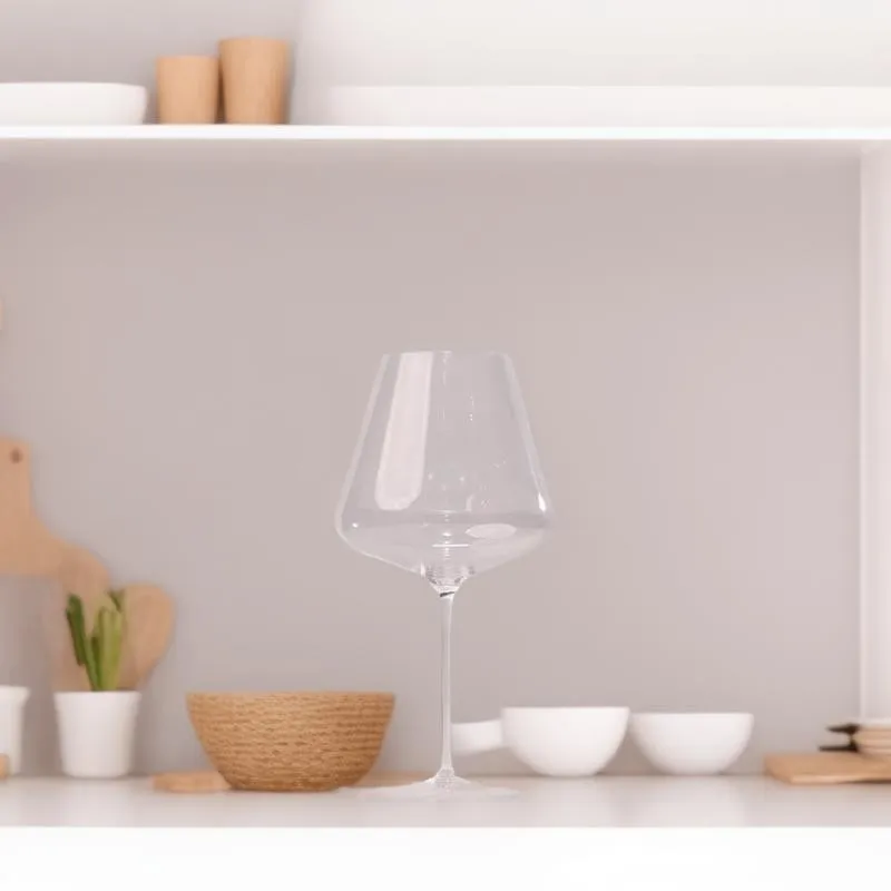 Long Stem Red Wine Glass