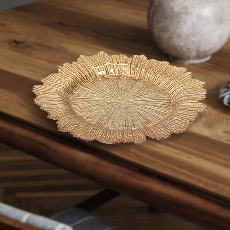 Gold Petal Plate