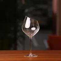 Slanted Bordeaux Glass 