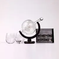 Decorative Unique Globe Glass Decanter