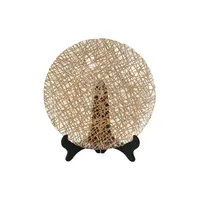 Luxury Gold Striped Plate