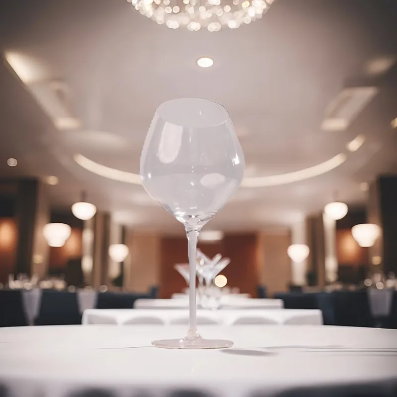 Slanted Champagne Glass
