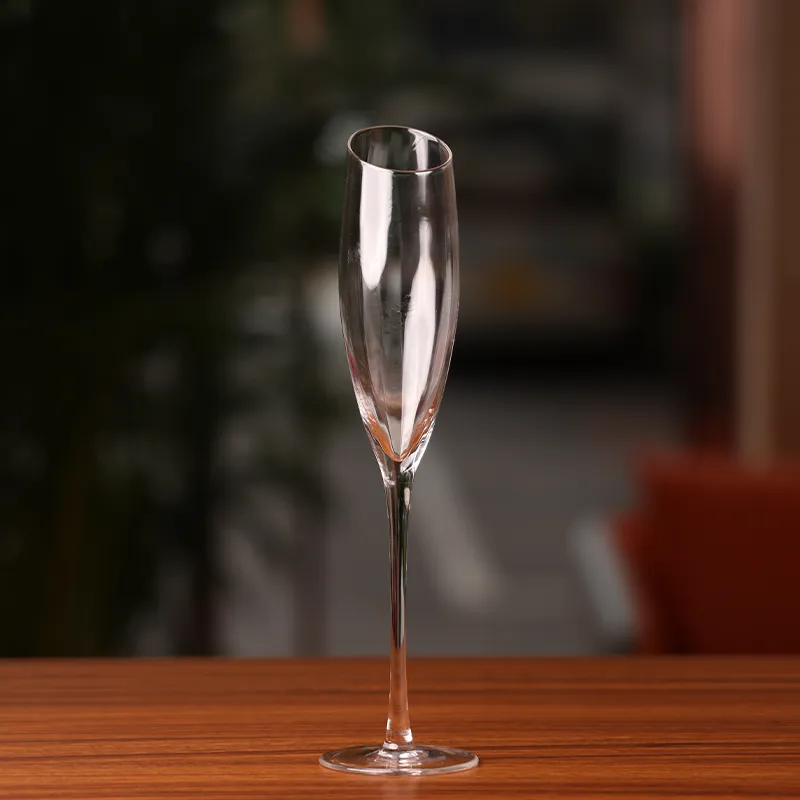 Slanted Bordeaux Glass 