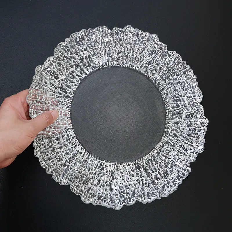  Hand-Painted Gold Black Plate