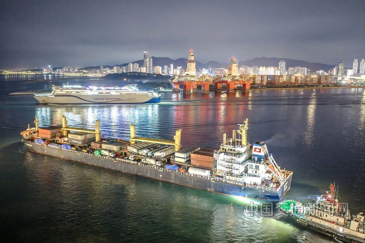 "Yantai-Djibouti" general cargo international route officially launched.